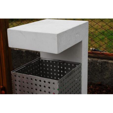 Concrete litter bin 'MATEUS / Paper Bin 45L'