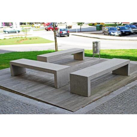 Lauko betoninis suolas 'MODULAR / Bench 2000mm'