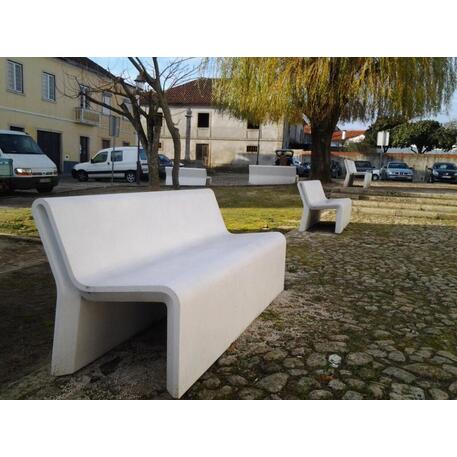 Lauko betoninis suolas 'Ar Puro / Collective Chair 1800mm'