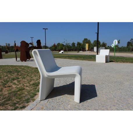 Lauko betoninis suolas 'Ar Puro / Individual Chair 600mm'