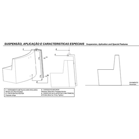 Lauko betoninis suolas 'MIA / Concave Bench 1450mm'