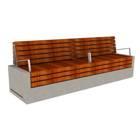 Concrete bench 'Massive / Bench 2400mm' / Monarda-Group.com | Monarda ...