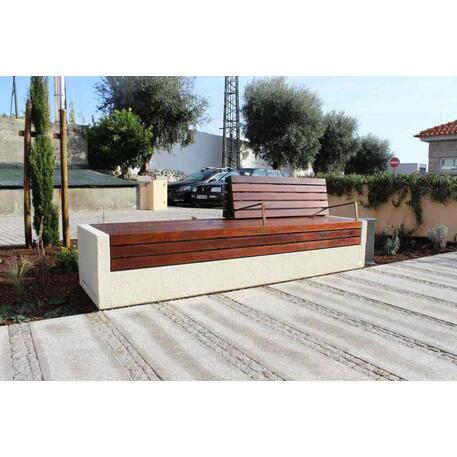 Lauko betoninis suolas 'Massive 2L / Bench 2400mm'