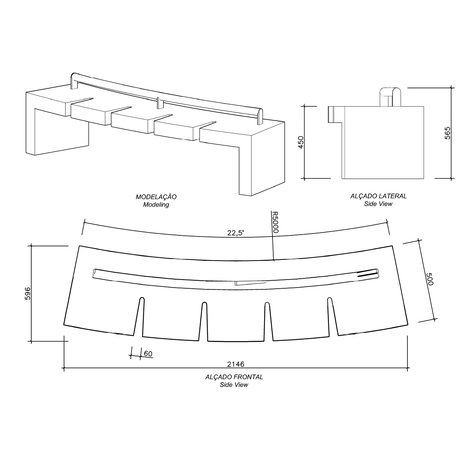 Metāla velosipēdu novietne 'Modular / Bicycle Rack'