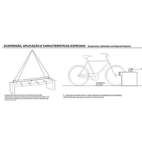 Metāla velosipēdu novietne 'Modular / Bicycle Rack'