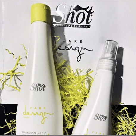 ‘Shot’ Care Design Volume+Step 2 Filler Gel Thickener, Užpildantis gelis, suteikiantis plaukams apimtiems su botoksu, elastinu ir hialurono rūgštimi, 150ml