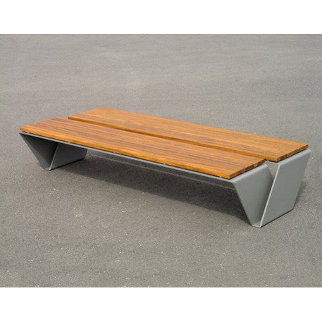 Metal bench 'Loop'