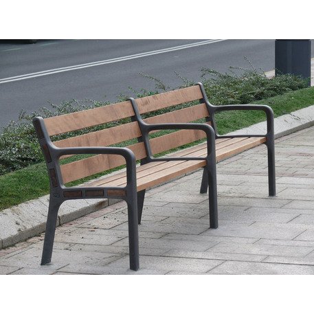 Metal bench 'Montseny'