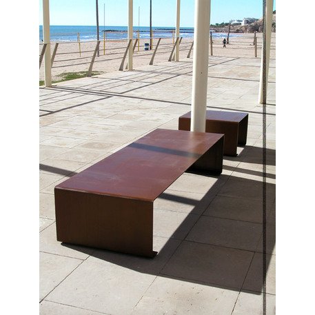 Lauko Corten metalo suolas 'Morella'