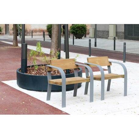 Metal bench 'Nomo'