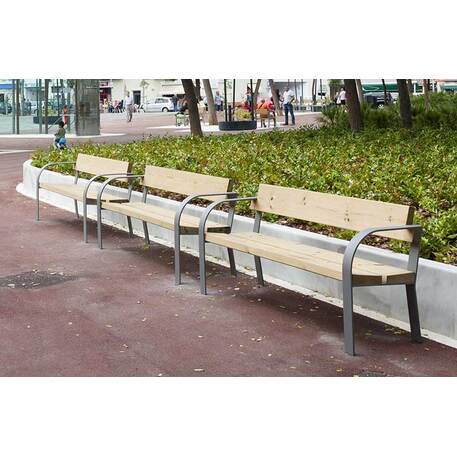 Metal bench 'Nomo'