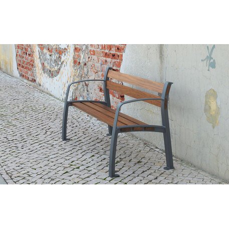 Уличная металлическая скамейка 'Elegance 1600mm'