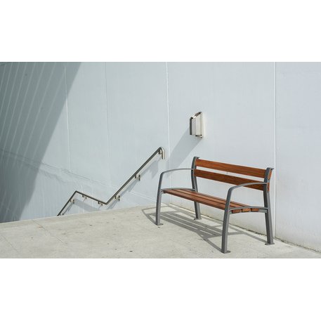 Уличная металлическая скамейка 'Elegance 1600mm'