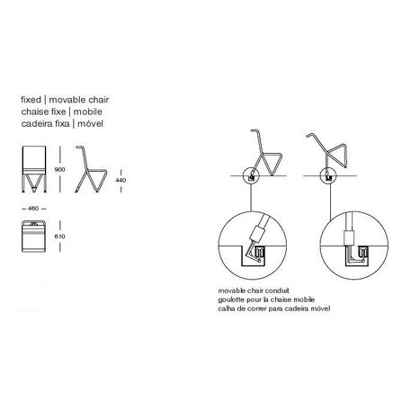 Metallbank 'Mateo Chair'