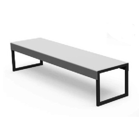 Metal bench 'Spatule'