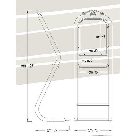 Bachecha / Leggio totem informativo 'STF/281'