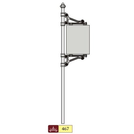 Information stand / Display board 'STF/467.F/MDL'