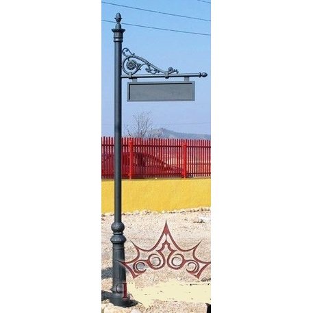 Street Sign Post 'VILLA-550 INDICO'