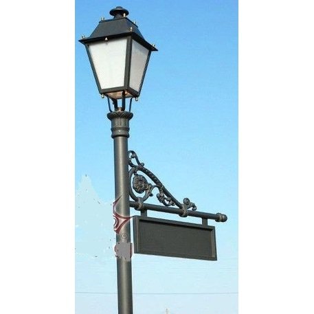 Street Sign Post with light 'VILLA-550.INDICO-Villa'