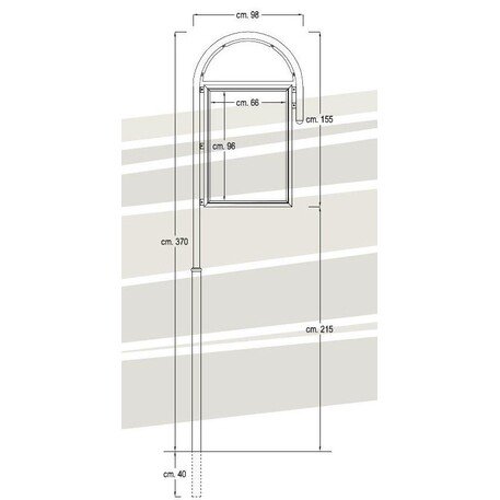 Informacinis stovas, stendas 'Bus stop sign-271'