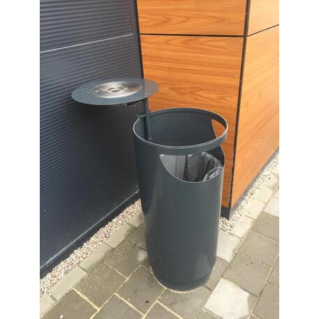 Lauko šiukšliadėžė dažyta arba Corten metalo 75 /100L 'STF/19-07-45_01MDL'