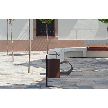 Metal litter bin 'Morella bin / 50L'