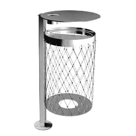 Metal litter bin 'Mar / 60L/100L'