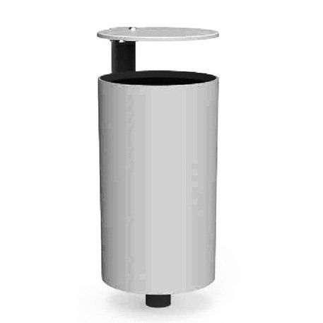 Metal litter bin 40L 'Point'