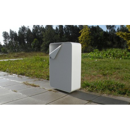 Metal litter bin '55L / 100L 'Sheet' / RedDot Desing Award winner 2014