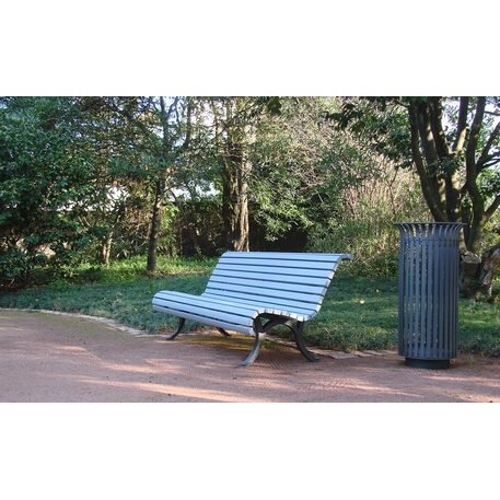 Metal litter bin 70L 'Serralves'