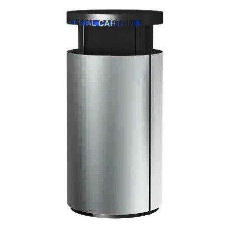 Metal litter bin 80L + 80L 'Sloop'