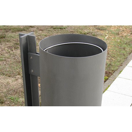 Metal litter bin 'PLUS /  50L/85L'