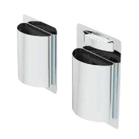 Metal litter bin 'Metro wall / 15L'