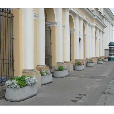 Concrete flower planter '158x74x48cm'