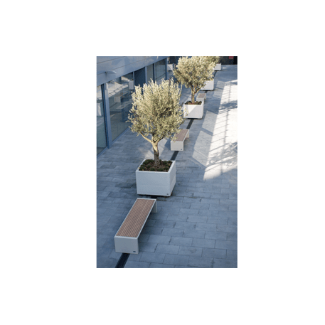 Concrete flower planter 'Icaria'