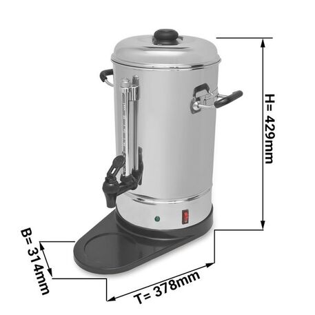 Перколятор для кофе, чая и глинтвейна 6L
