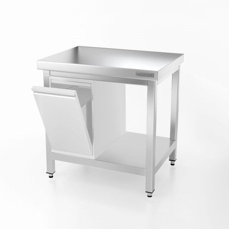 Рабочий стол из нержавеющей стали (600 x 700 x 870/900mm)