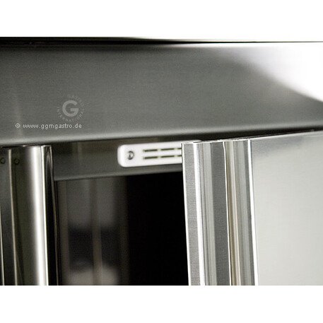 Nerūdijančio plieno stalas su durelėmis 600mm gylio su 100mm borteliu (1000 x 600 x 870 mm)