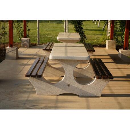Concrete bench '190x148xH/74cm / BS-116'