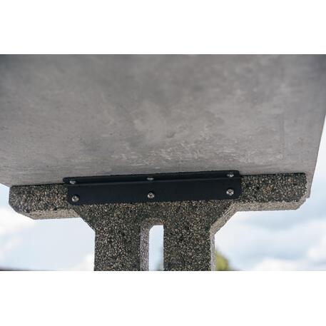 Stół betonowy do gry z dwoma ławkami '190x148xH/74cm / BS-223'