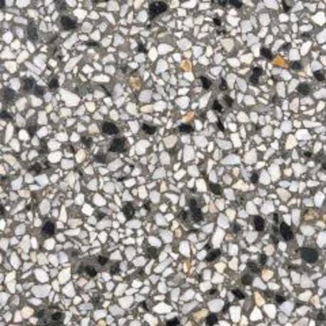 Betoninis su granito skalda lauko suolas + vazonas '225/150xH/40/65cm / BS-93'