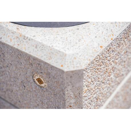 Concrete litter bin '38x38xH/620cm 30L / BS-72'