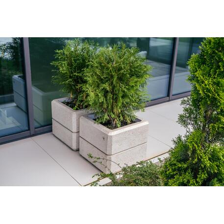 Concrete flower planter '500x500xH/450mm_BS-82'