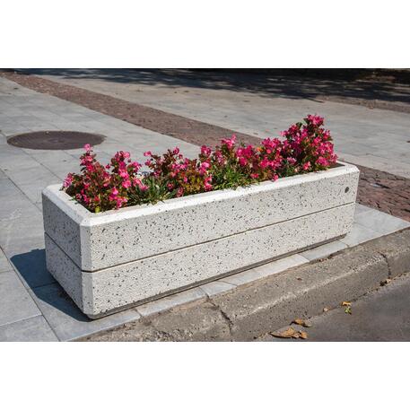 Concrete flower planter '1500x450xH/400mm_BS-129'