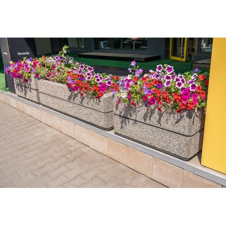 Concrete flower planter '1500x370xH/400mm_BS-141'