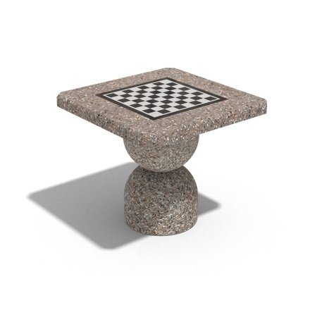 Tavolo da gioco per esterno in cemento '80x80xH/70cm / BS-111'