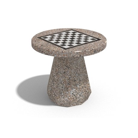 Concrete outdoor play table 'Ø80xH/70cm / BS-188'