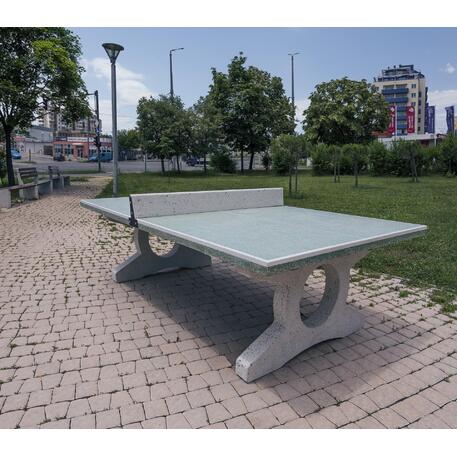 Stalo teniso betoninis stalas apdirbtas granito skalda (šlifuotas) '274x152.5xH/76cm / BS-89'