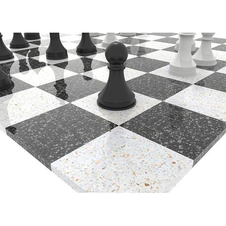 Betonowe podłoże do gry w szachy 