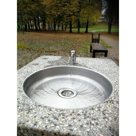 Trinkwasserbrunnen aus Beton '110x43xH/90cm / BS-123'